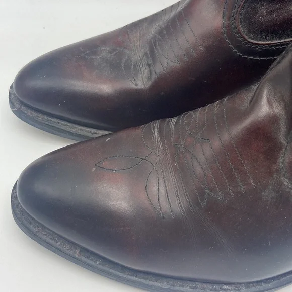 Laredo Men’s 4216‎ Western Cowboy Black Cherry Boot Size 8D